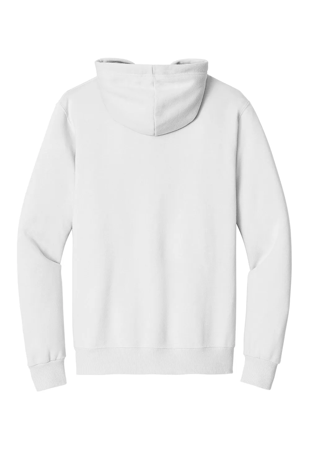 Jerzees Mens Eco Premium Moisture Wicking Hooded Sweatshirt Hoodie w/ Pouch Pocket - White