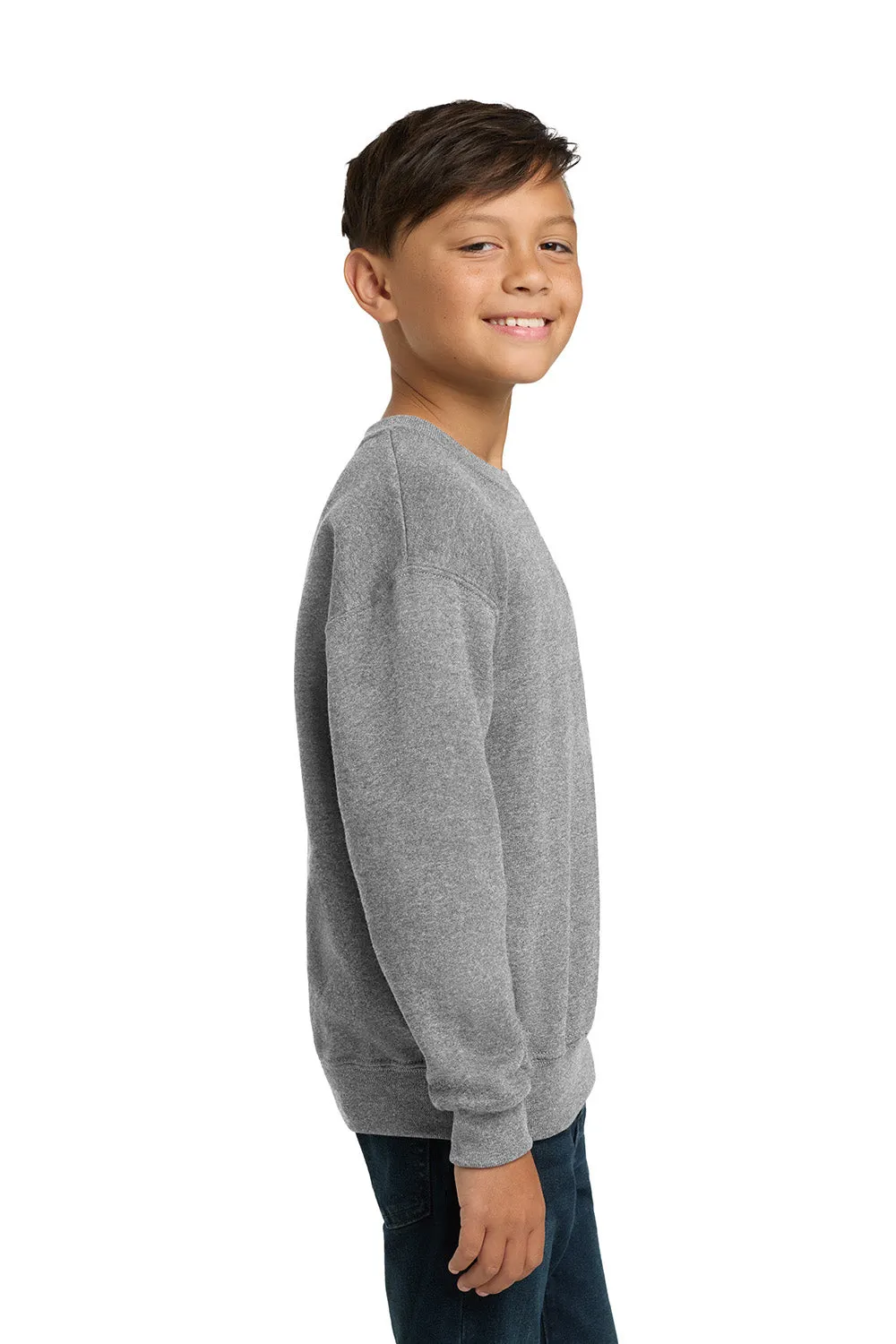 Jerzees Youth NuBlend Fleece Crewneck Sweatshirt - Oxford Grey