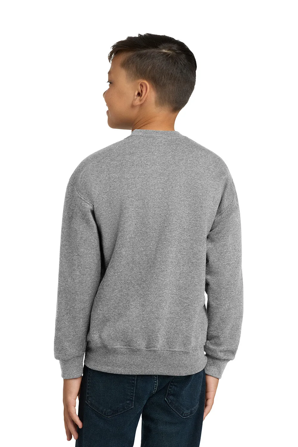 Jerzees Youth NuBlend Fleece Crewneck Sweatshirt - Oxford Grey