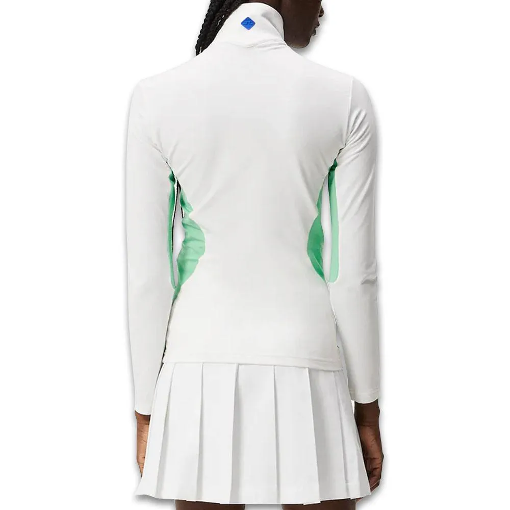 J.Lindeberg Coockies Mid Layer Golf Pullover White - FW23 Women