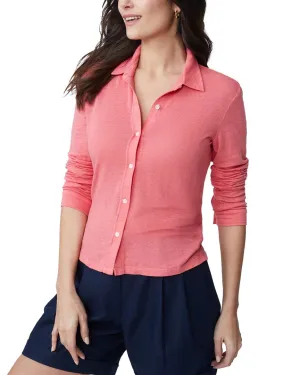 J.McLaughlin Betty Linen-Blend Top