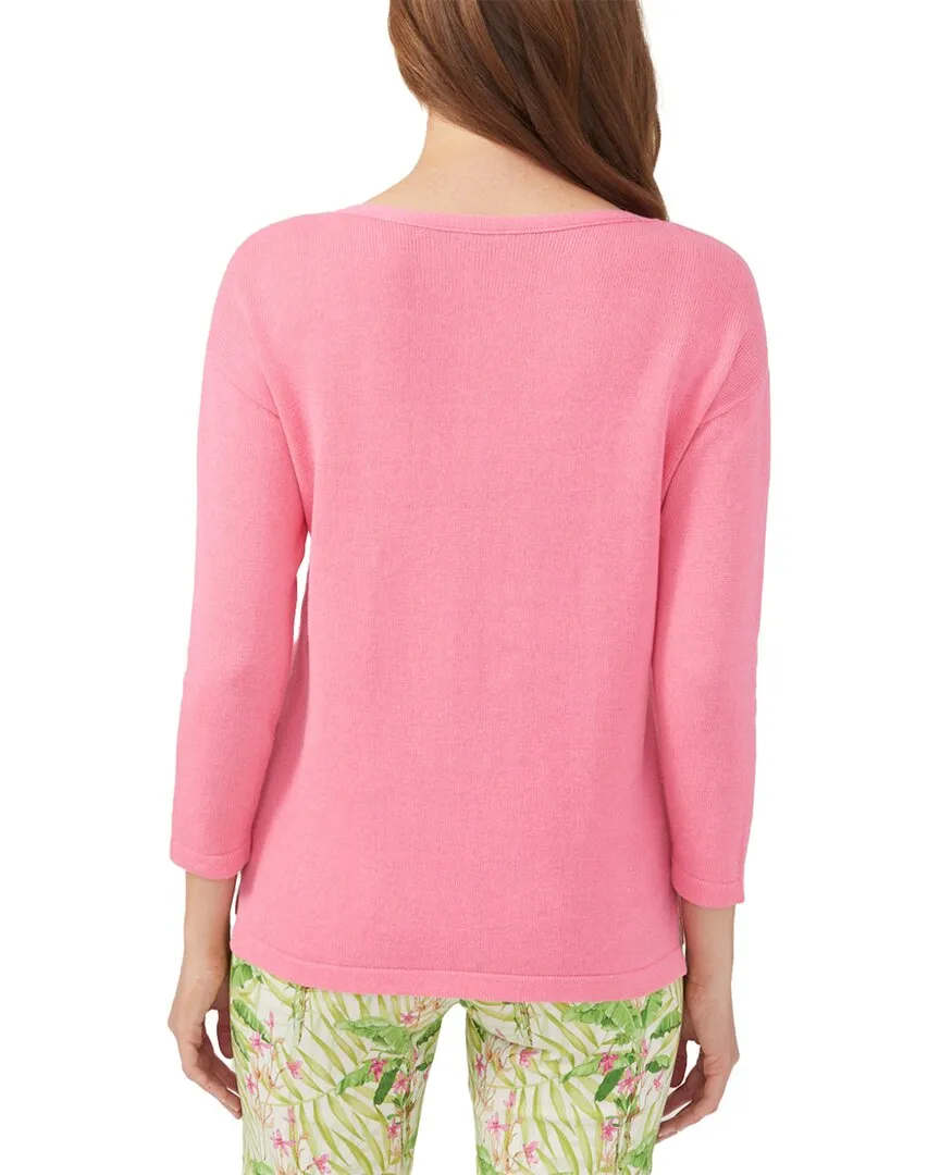 J.McLaughlin Cece Linen-Blend Sweater