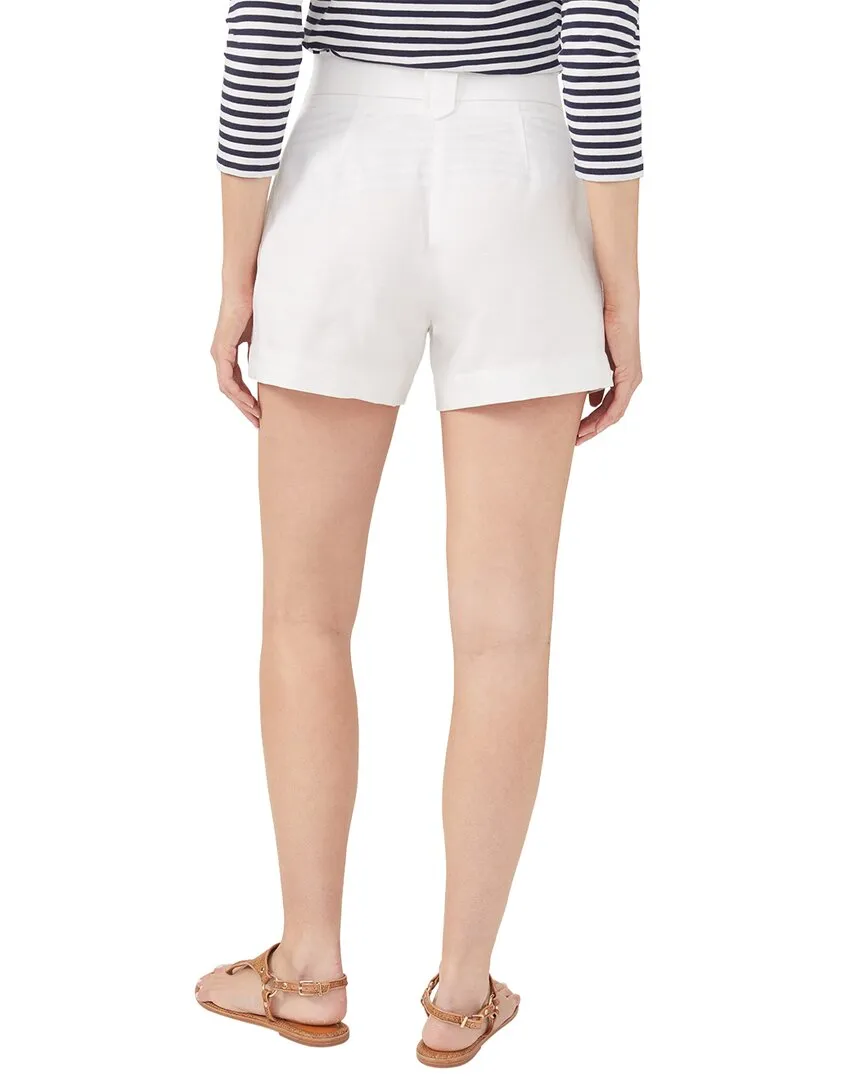 J.McLaughlin Solid Abbie Linen-Blend Short
