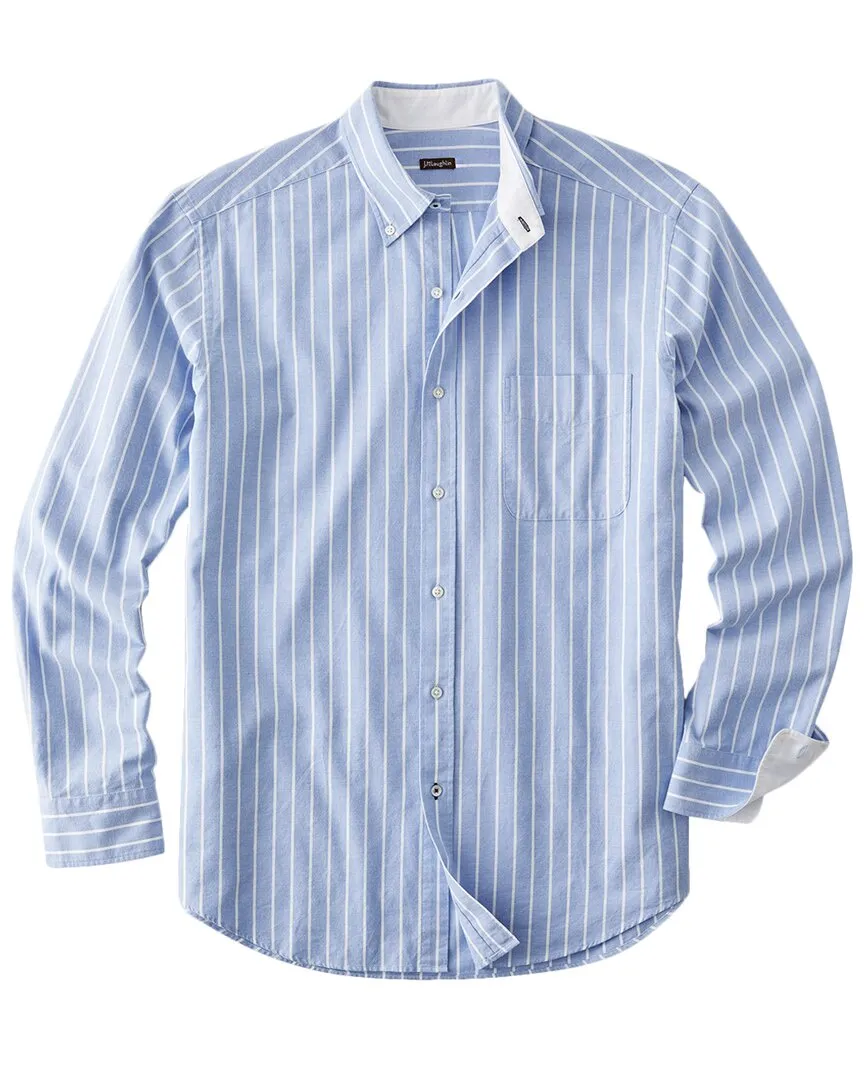 J.McLaughlin Stripe Collis Woven Shirt