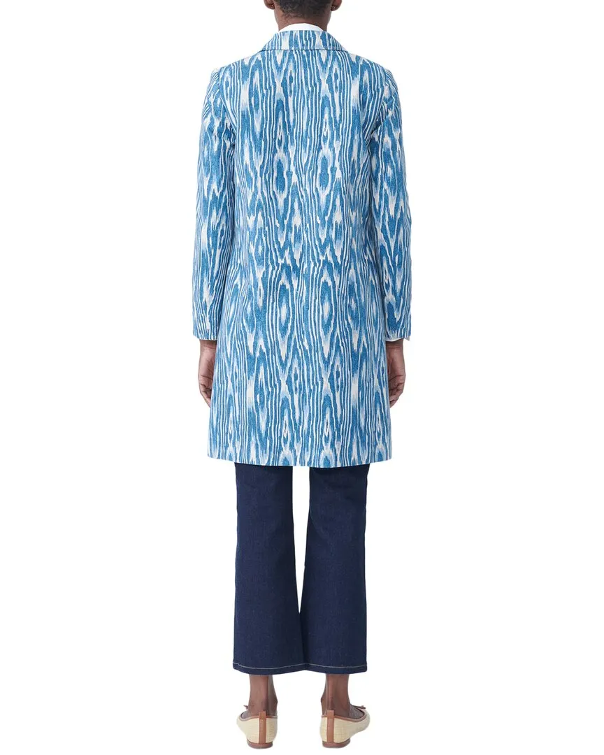 J.McLaughlin Wellington Linen-Blend Coat