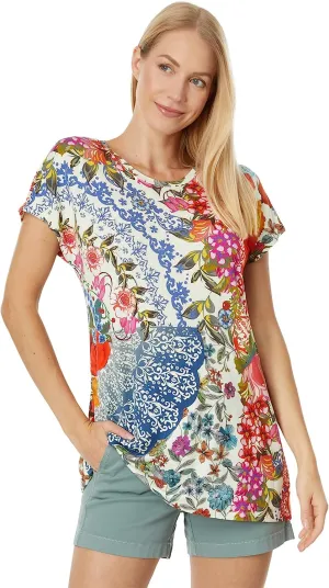 Johnny Was Women Tango Relaxed Dolman Sleeve Tunic Top