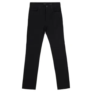 Joseph Straight Jeans in Black Cotton