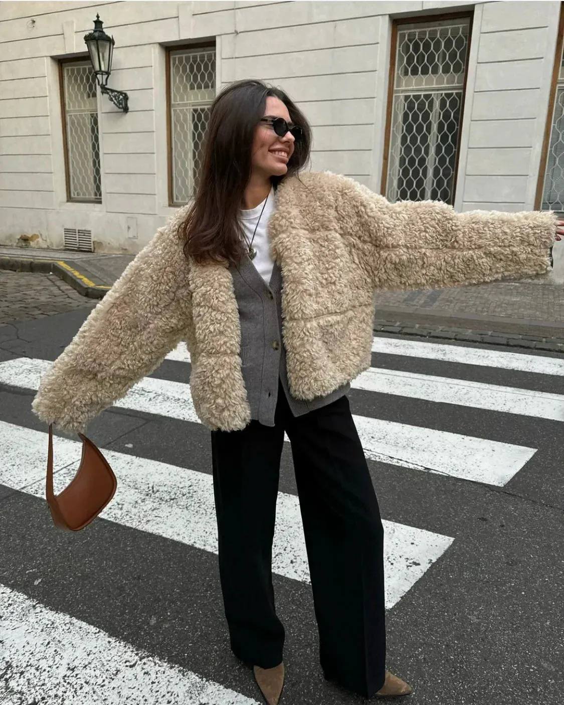 Joslyn Retro Teddy Wool Jacket