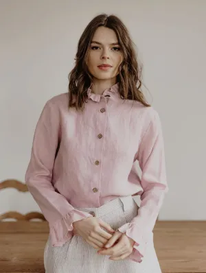 Juodkrante Women's Linen Shirt | Multiple Colours