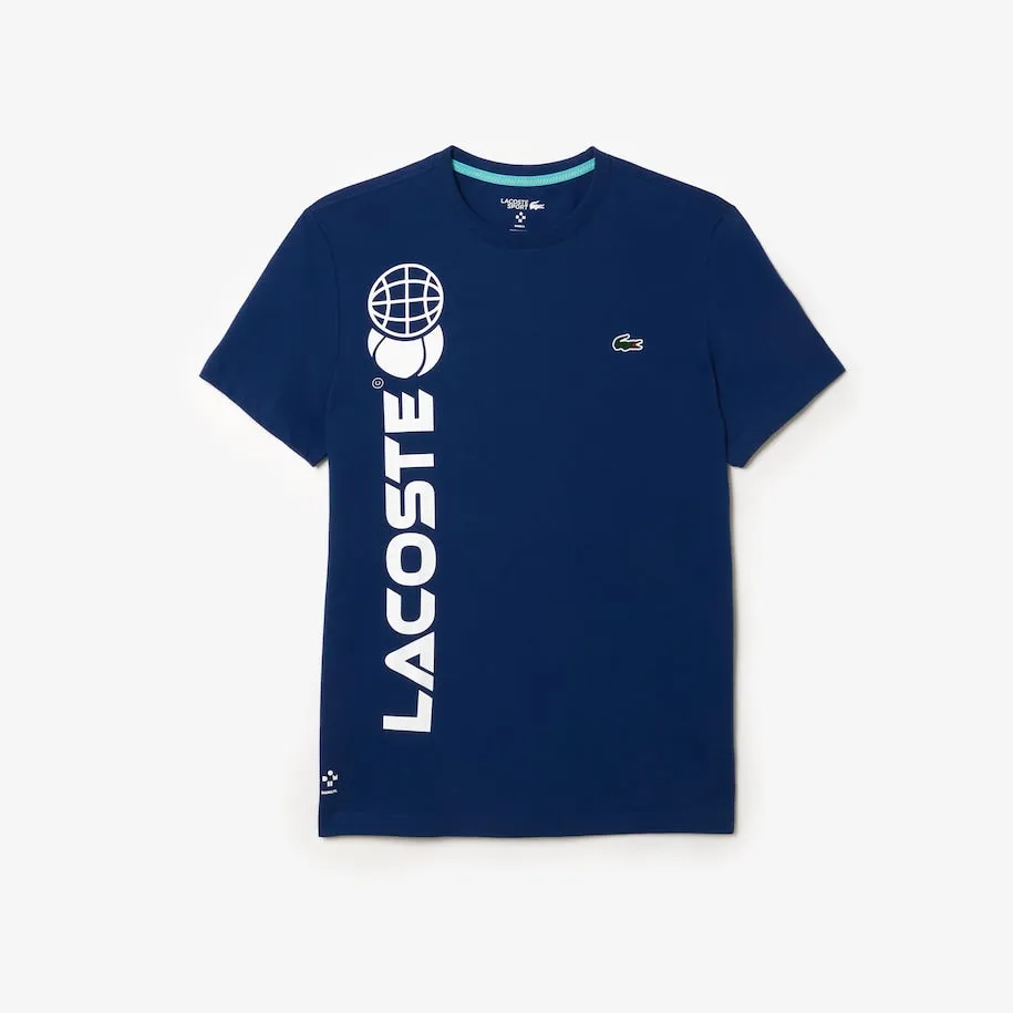 Lacoste Tennis x Daniil Medvedev Regular Fit T-shirt Navy Blue Patagonia Clothing