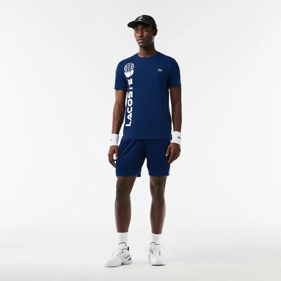 Lacoste Tennis x Daniil Medvedev Regular Fit T-shirt Navy Blue Patagonia Clothing