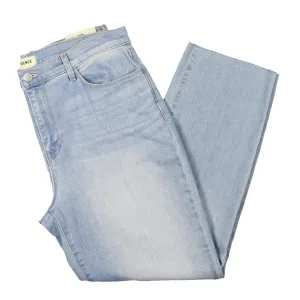 L'Agence Womens S Raw Hem Denim Cropped Jeans
