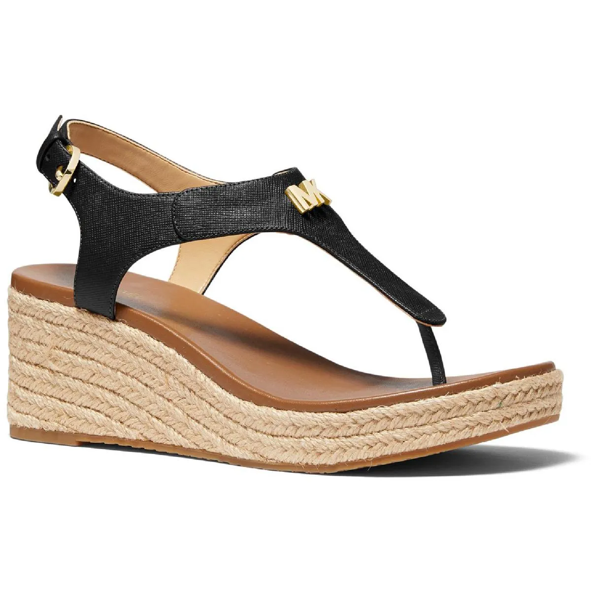 Laney Womens Leather Thong Espadrilles