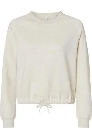 LAT Women´s Relaxed 3-End Boxy Fleece Crewneck Sweatshirt