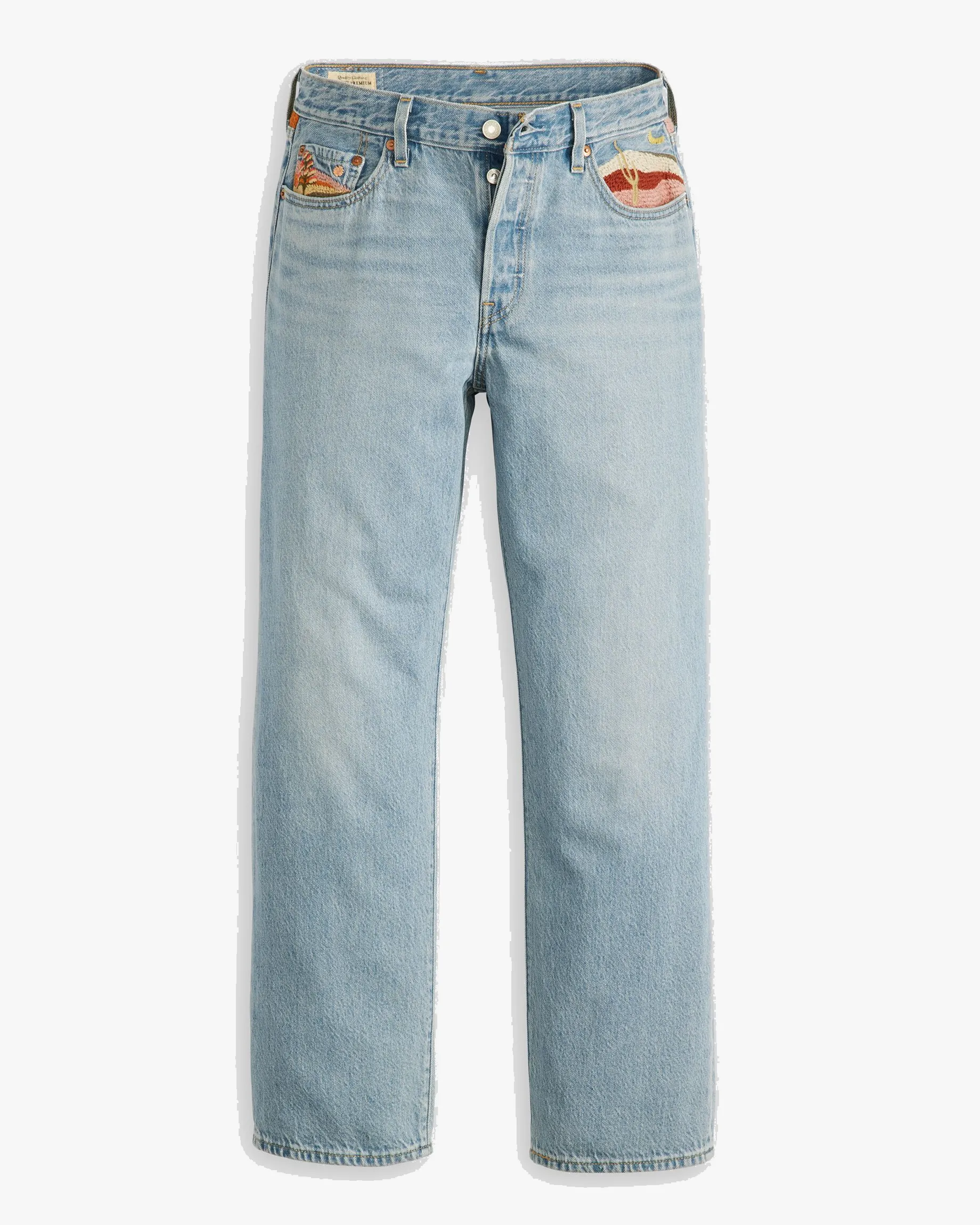 Levi's® Womens 501 90's Ankle Relaxed Straight Fit Jeans - Desert Utopia