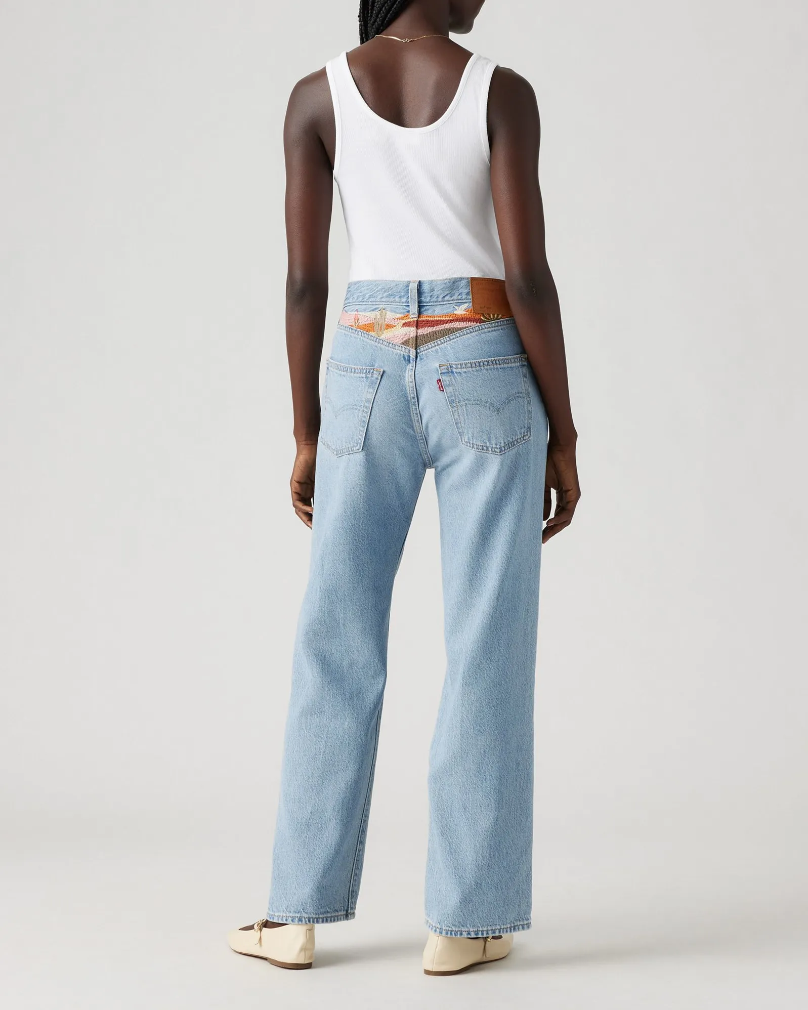 Levi's® Womens 501 90's Ankle Relaxed Straight Fit Jeans - Desert Utopia