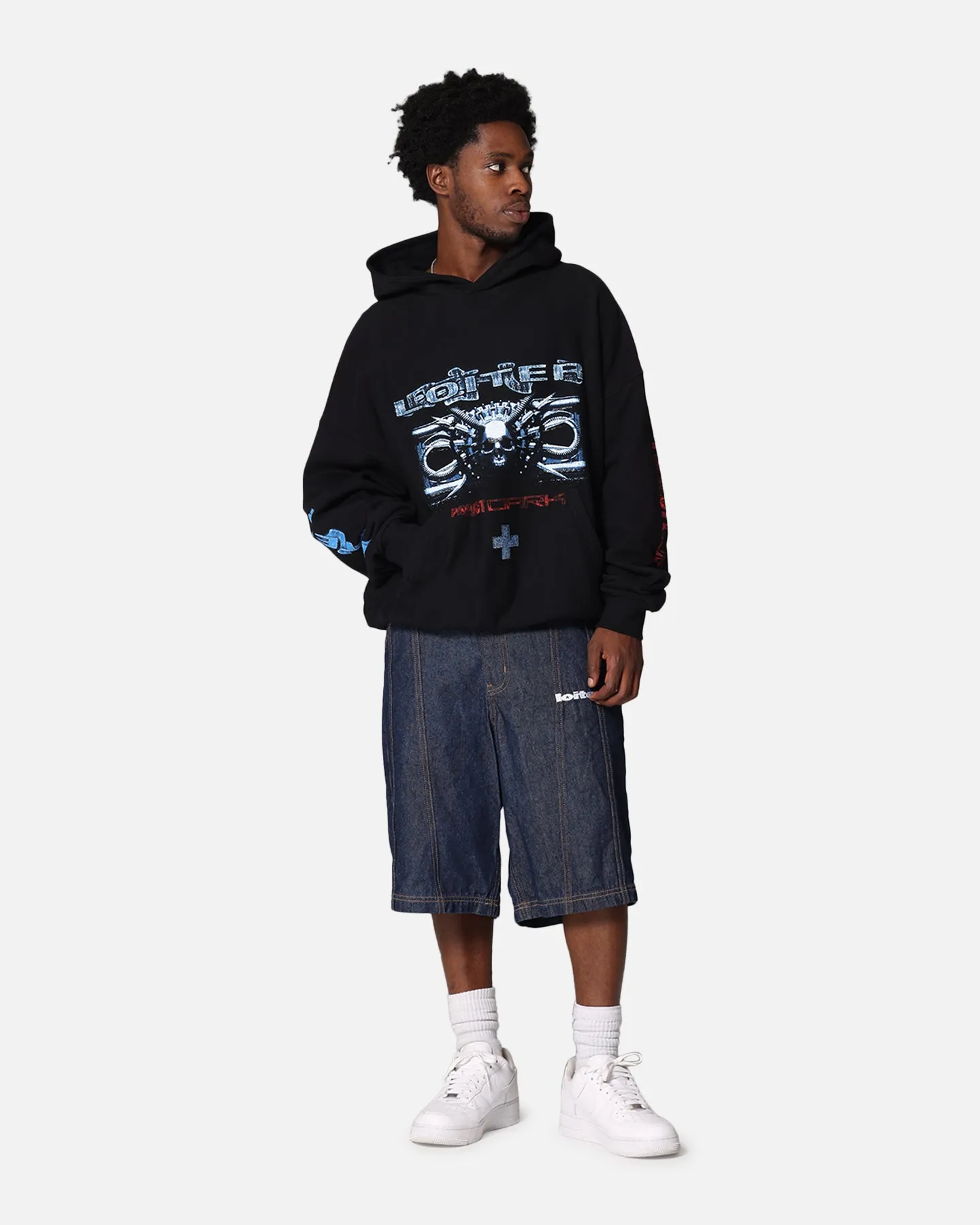 Loiter Void Hoodie Black