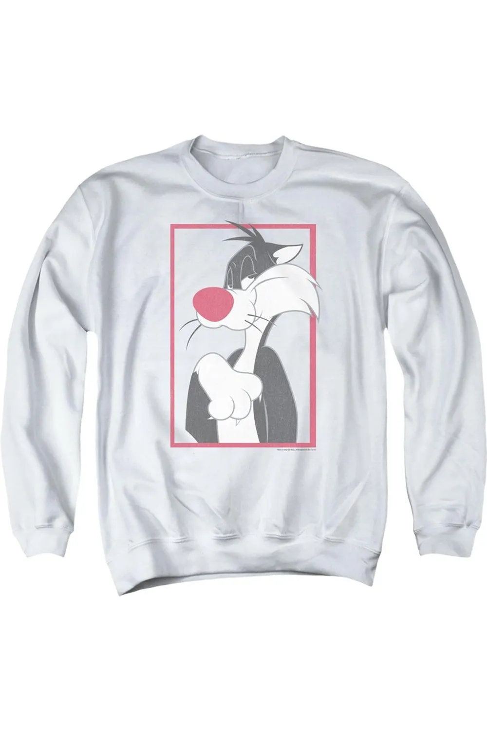 Looney Tunes Sylvester Adult Crewneck Sweatshirt