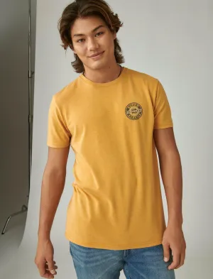 Lucky Brand Chevy Parts Graphic Tee Golden Spice Lucky Brand