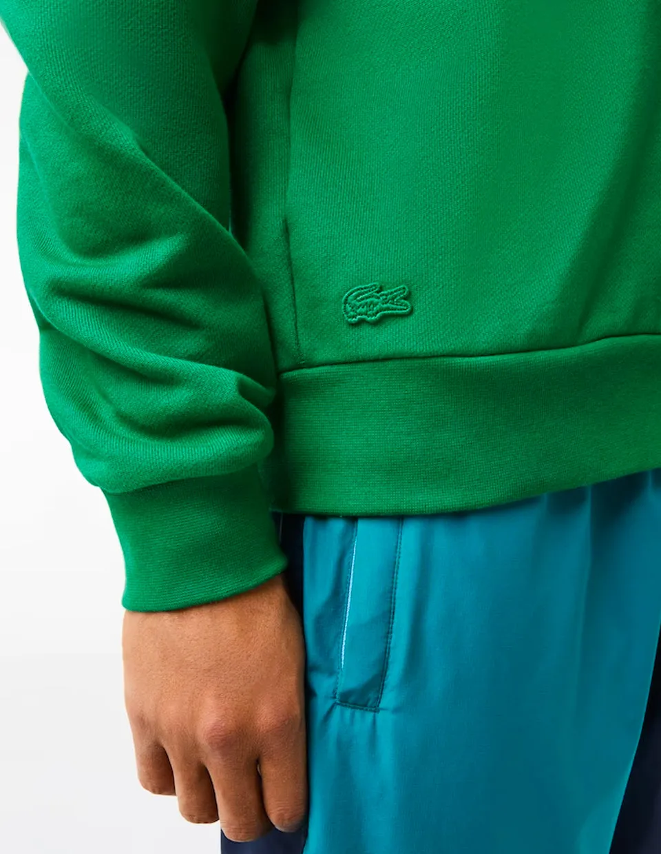 Men's Badge Organic Cotton Sweatshirt Green Patagonia Clothing