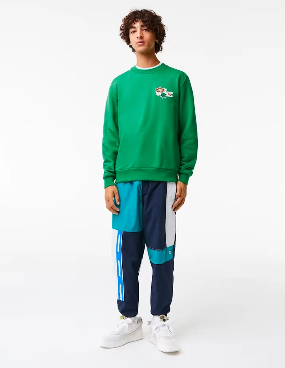 Men's Badge Organic Cotton Sweatshirt Green Patagonia Clothing