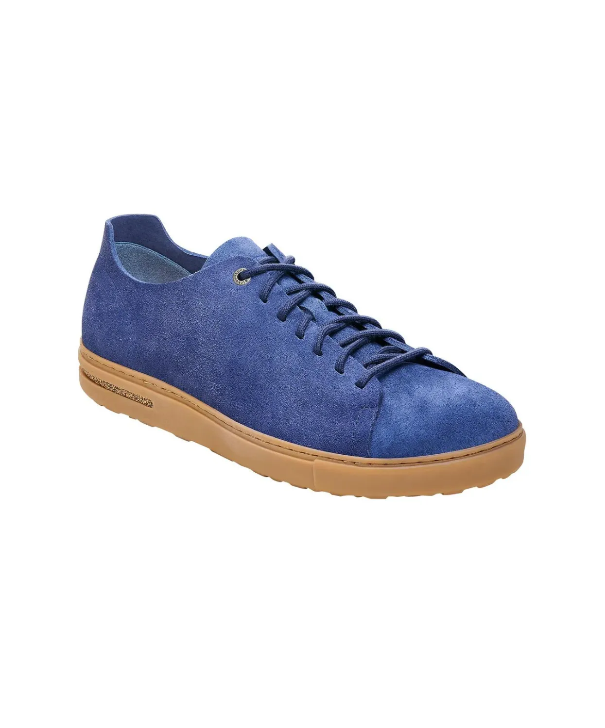 Mens Birkenstock Shoes Birkenstock Bend Low Decon Nubuck Leather Indigo Sneakers