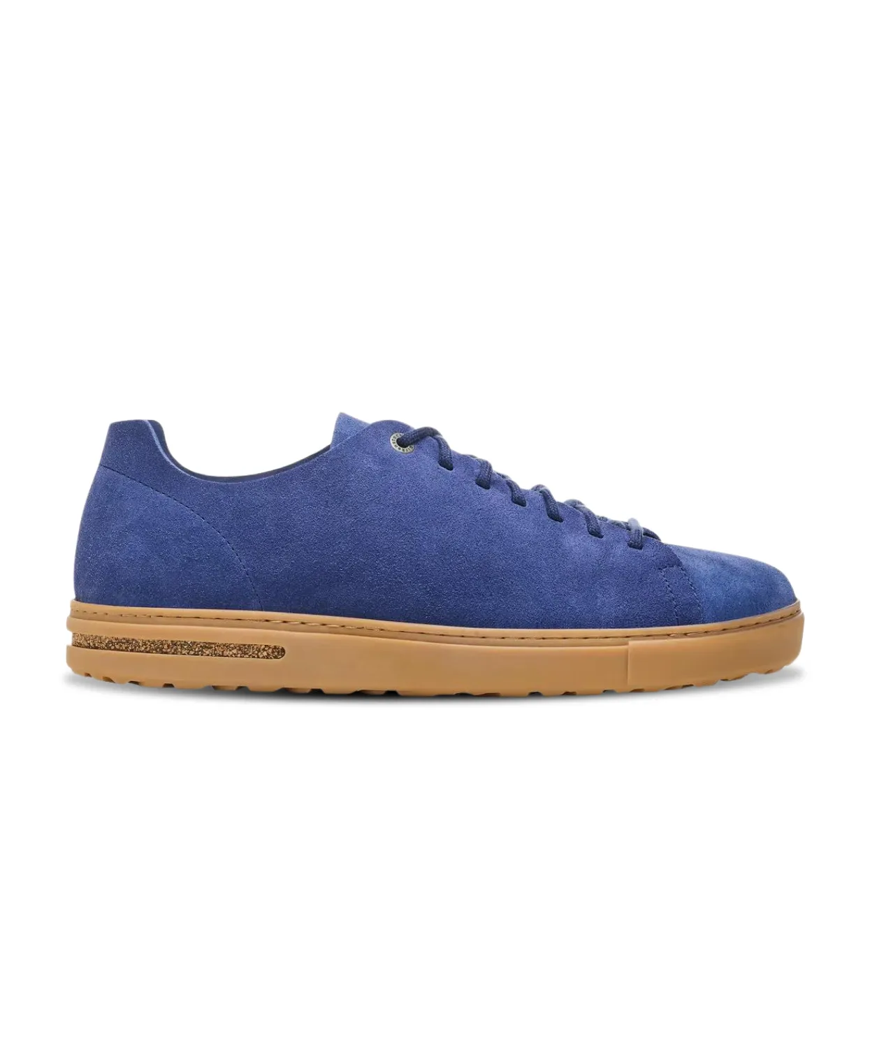 Mens Birkenstock Shoes Birkenstock Bend Low Decon Nubuck Leather Indigo Sneakers