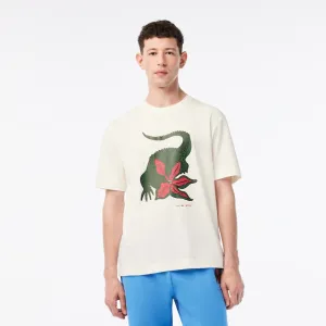 Men’s Lacoste x Netflix Organic Cotton T-Shirt white Patagonia Clothing
