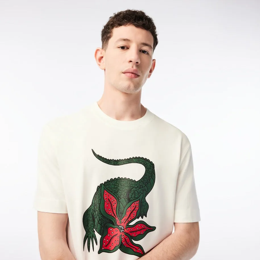 Men’s Lacoste x Netflix Organic Cotton T-Shirt white Patagonia Clothing