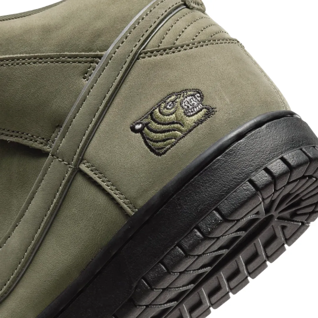 Men's Nike Dunk High SP Medium Olive Multi Black Nike Dunk
