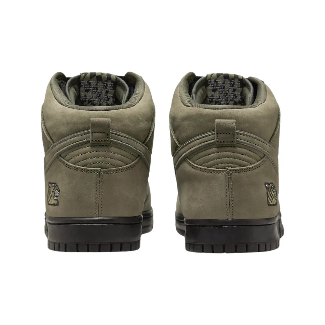 Men's Nike Dunk High SP Medium Olive Multi Black Nike Dunk
