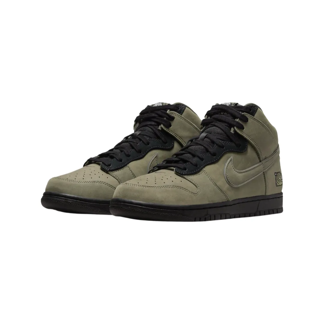 Men's Nike Dunk High SP Medium Olive Multi Black Nike Dunk