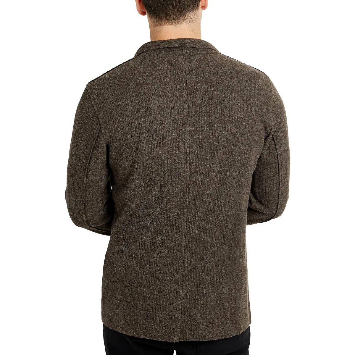 Mens Ribbed Knit Sportcoat