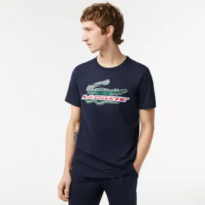 Men’s SPORT Regular Fit Organic Cotton T-Shirt Navy Blue Patagonia Clothing