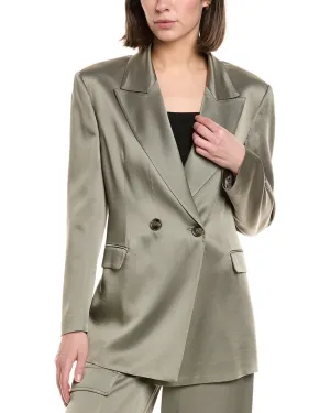 MIRTO 1956 Double-Breasted Satin Jacket