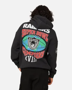 Mitchell & Ness Los Angeles Raiders Super Bowl World Hoodie Faded Black