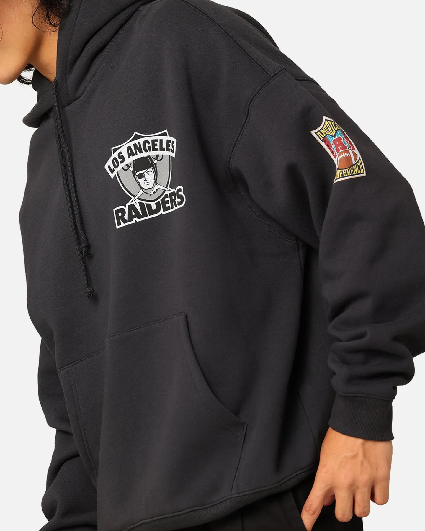 Mitchell & Ness Los Angeles Raiders Super Bowl World Hoodie Faded Black