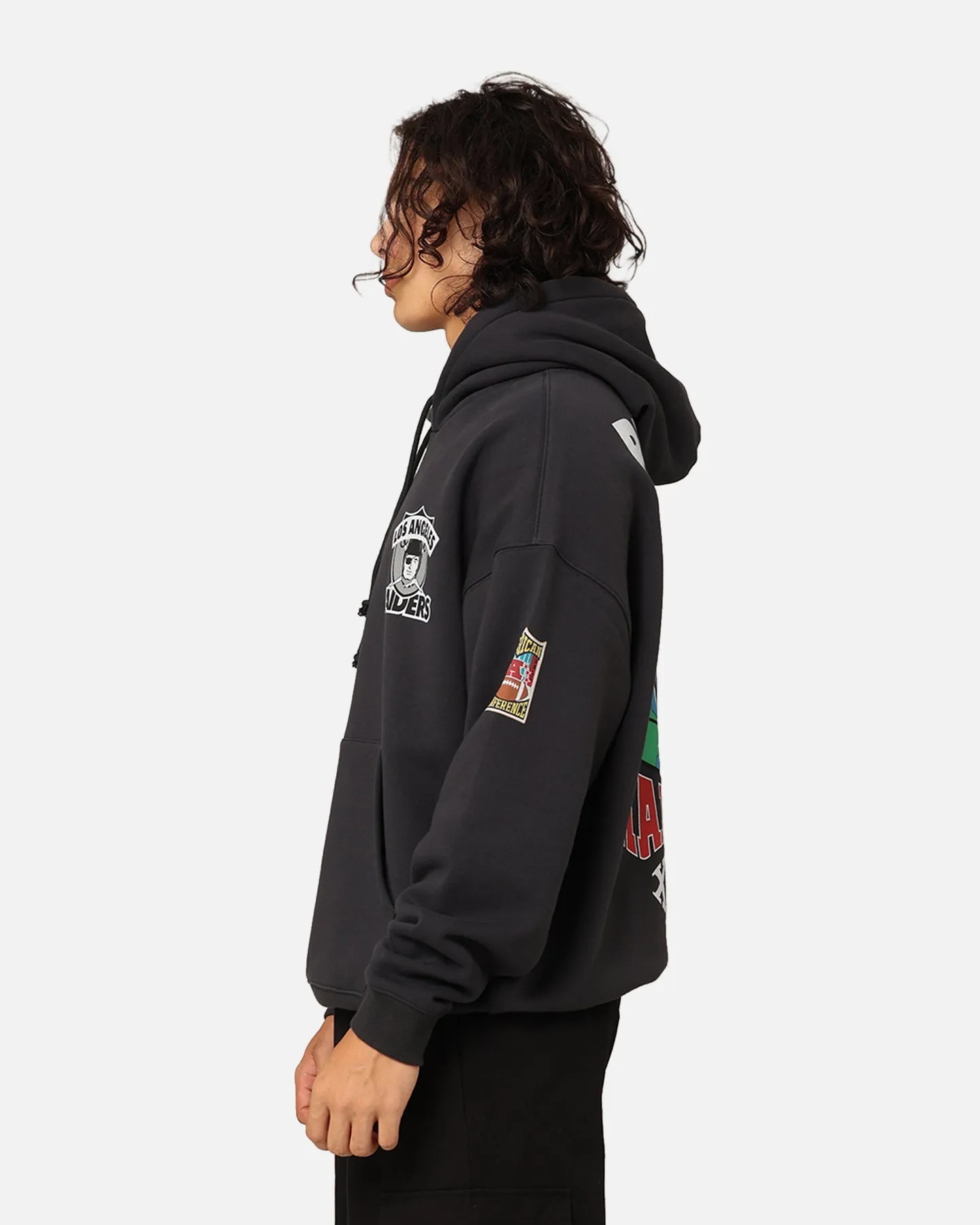 Mitchell & Ness Los Angeles Raiders Super Bowl World Hoodie Faded Black