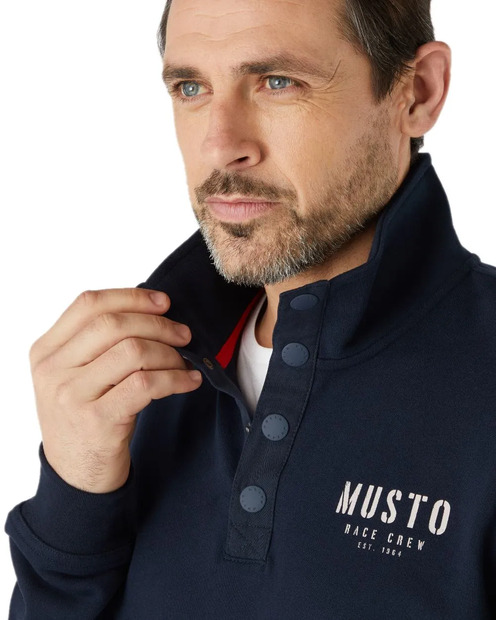 Musto Mens Marina Half Snap Sweater 2.0 Musto Clothing