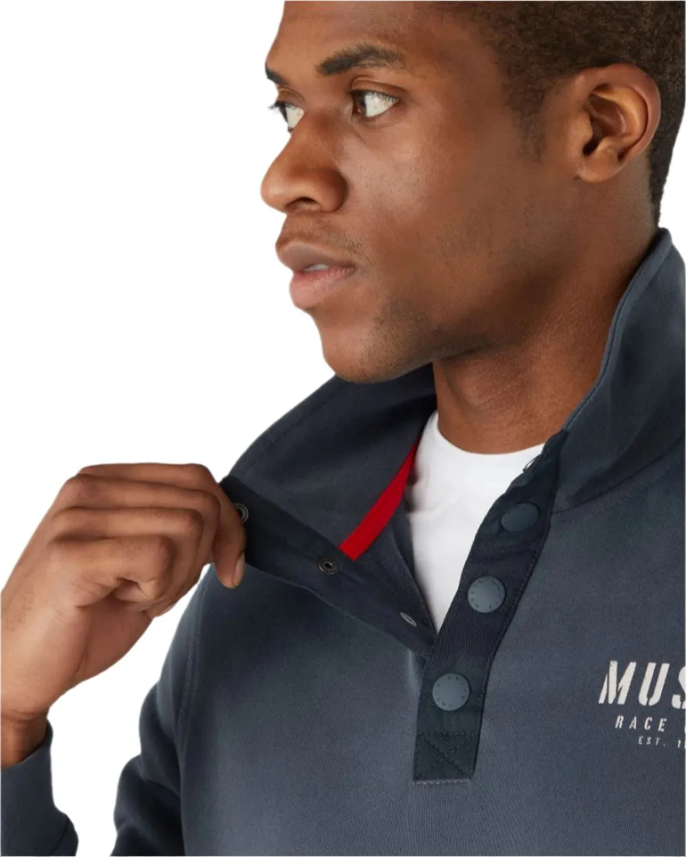 Musto Mens Marina Half Snap Sweater 2.0 Musto Clothing