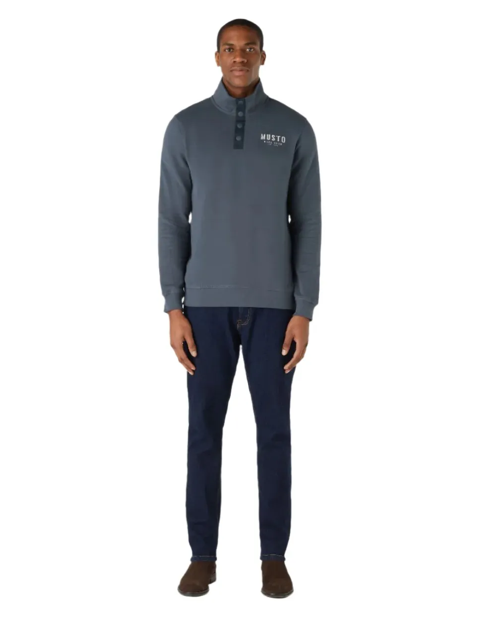 Musto Mens Marina Half Snap Sweater 2.0 Musto Clothing