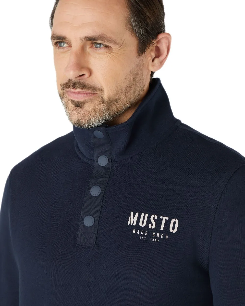 Musto Mens Marina Half Snap Sweater 2.0 Musto Clothing