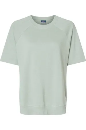 MV Sport Women´s French Terry Short Sleeve Crewneck Pullover