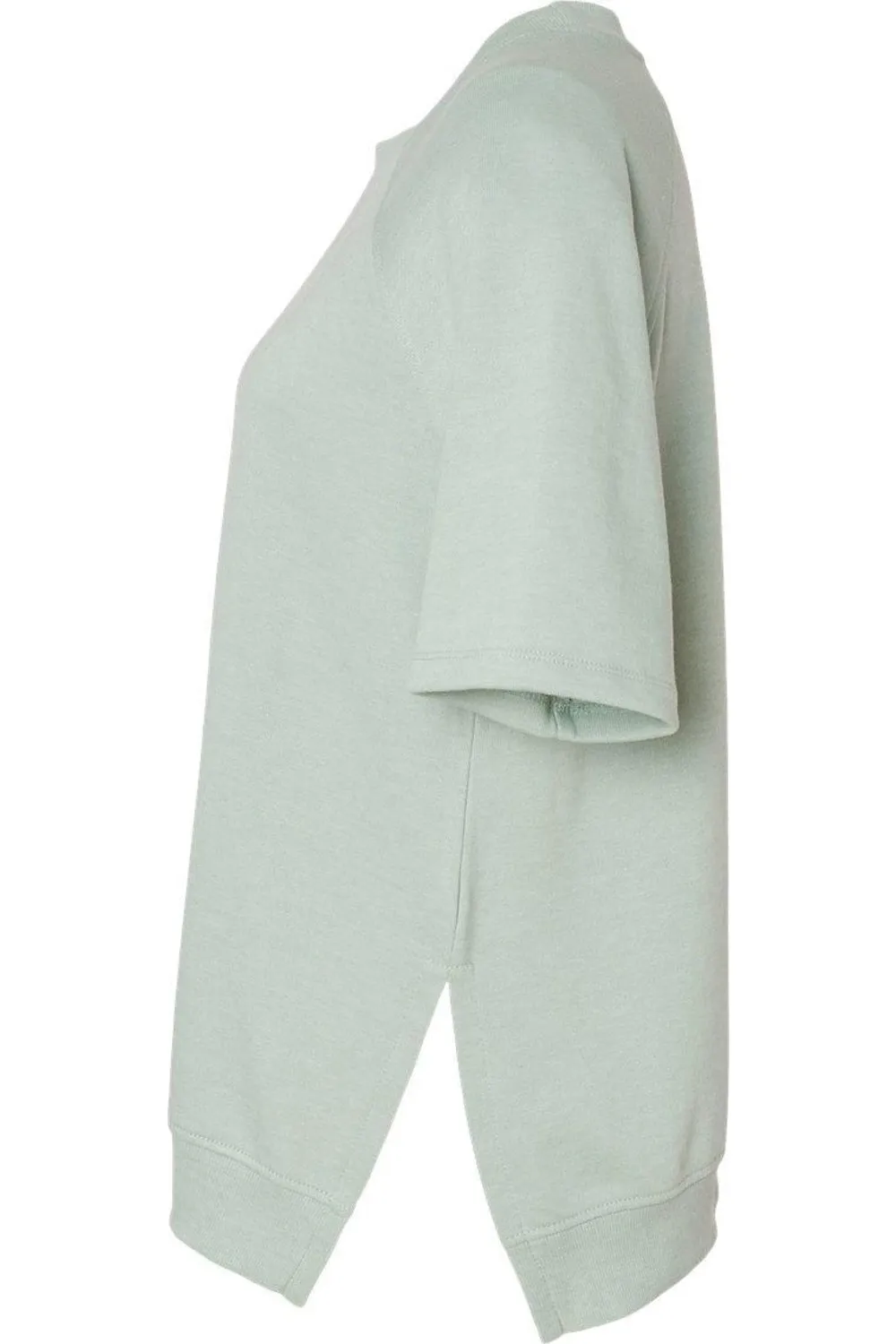 MV Sport Women´s French Terry Short Sleeve Crewneck Pullover
