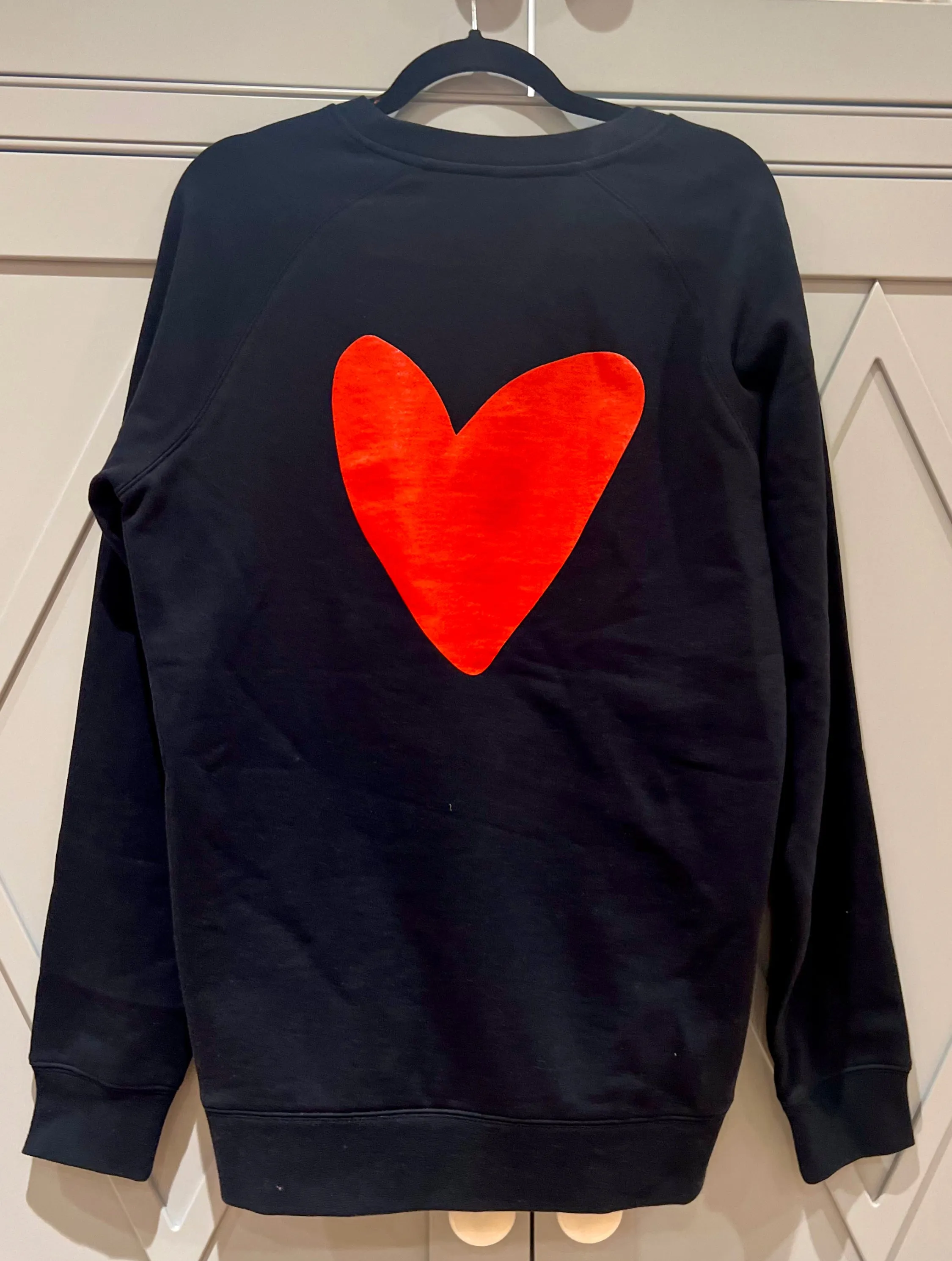 Navy Heart Sweatshirt