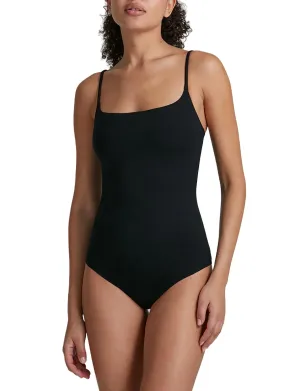 Neoprene Cami Bodysuit In Black
