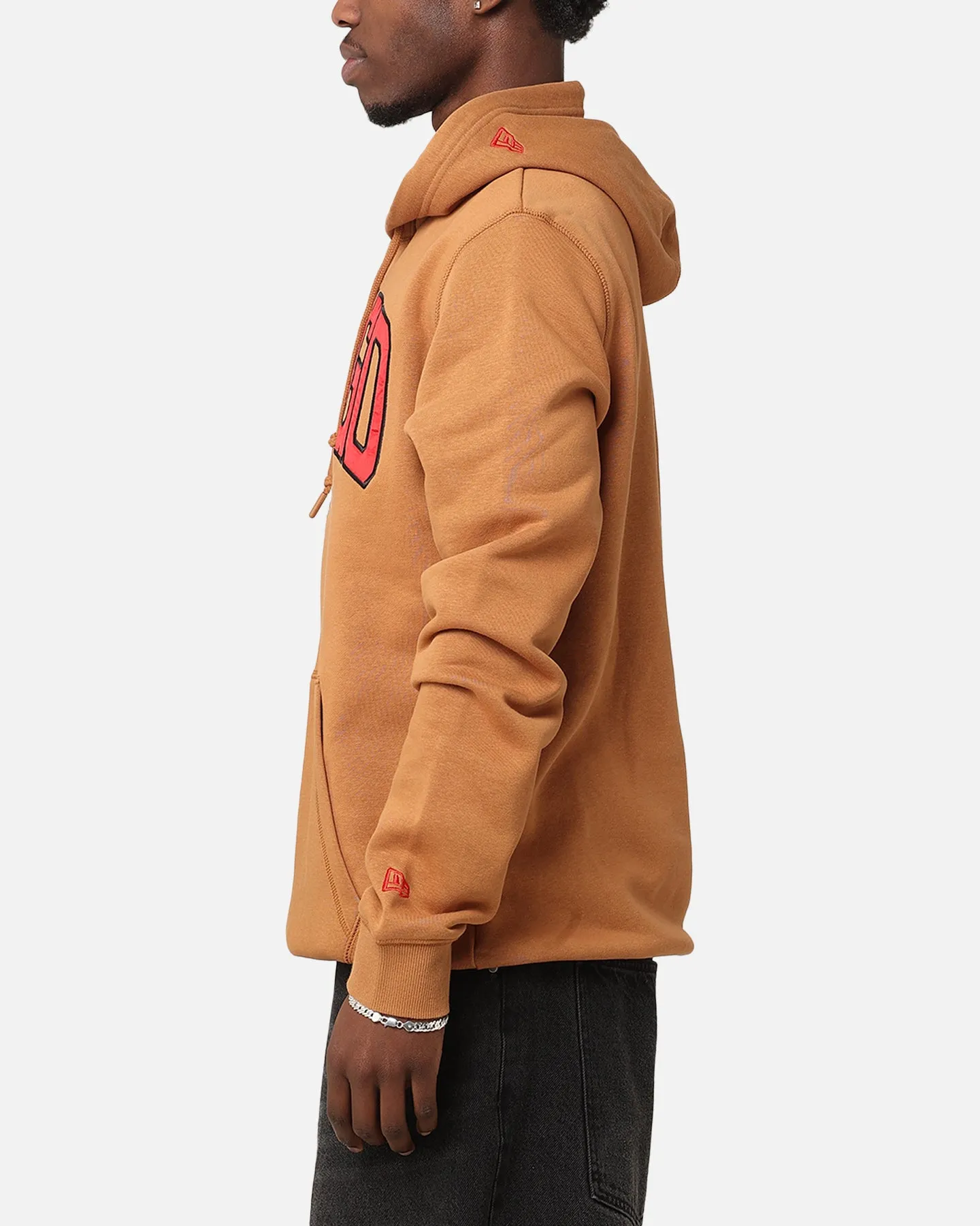 New Era Chicago Bulls Pullover Hoodie Medium Beige