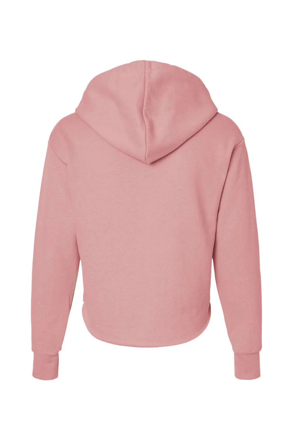 Next Level Womens Cropped Hooded Sweatshirt Hoodie - Desert Pink