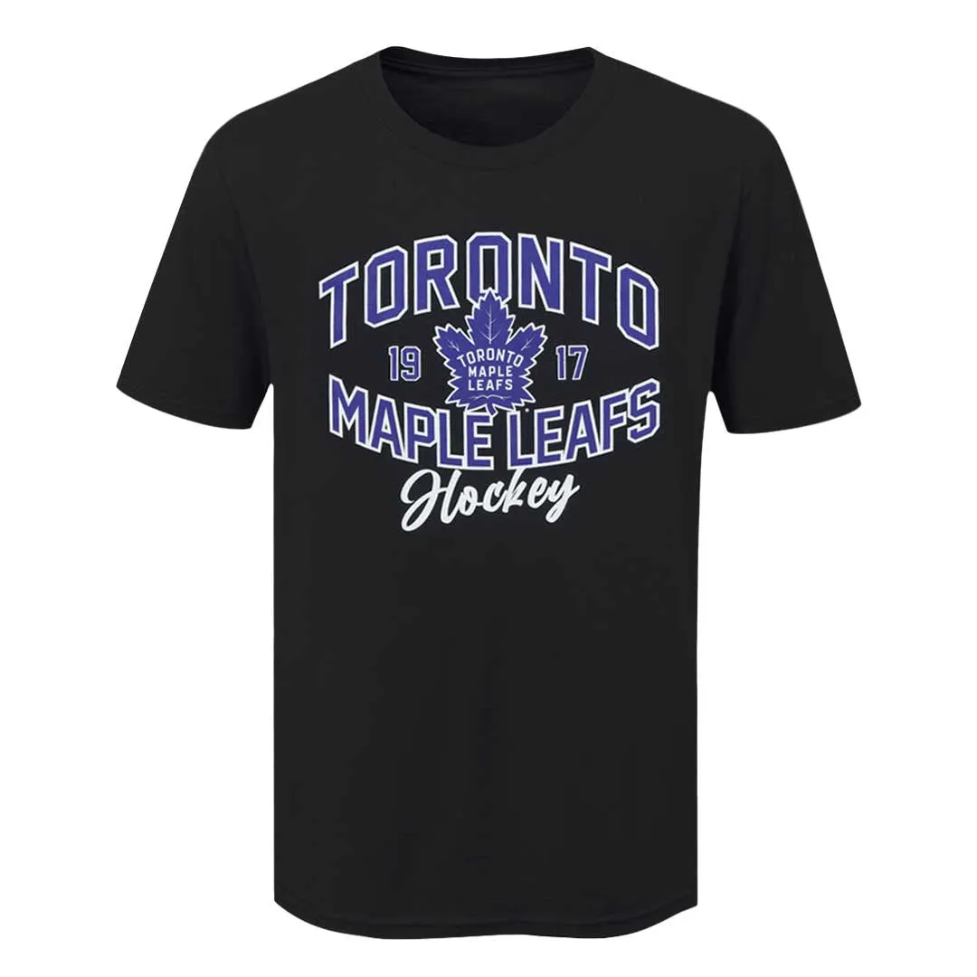 NHL - Men's Toronto Maple Leafs Short Sleeve T-Shirt (NHXX2HXMSC3A1PB 00BLK)
