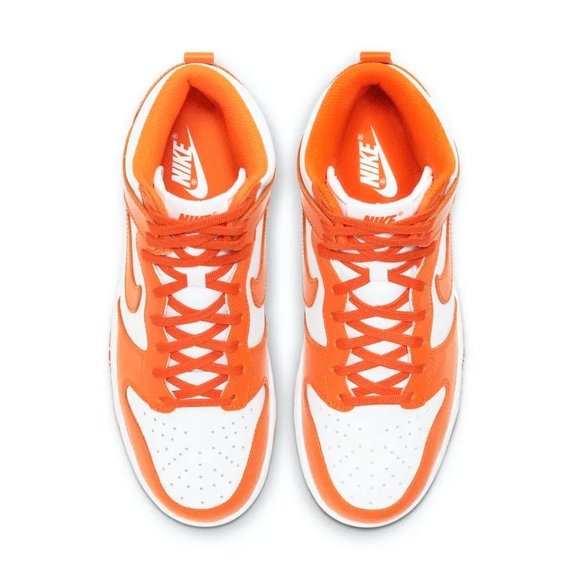 Nike Dunk Hi Retro Syracuse White Orange Blaze White Nike Dunk